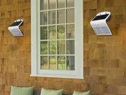 REV LED Solar Wandleuchte Außenleuchte MINI Fassadenbeleuchtung Weiß 14,5x9,6cm -Bestes Beleuchtungs Geschäft led solar wandleuchte aussenleuchte mini fassadenb 13