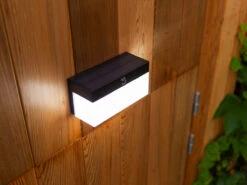 Lutec LED Solar Wandleuchte FRAN Breite 18cm Bewegungsmelder, Per App Steuerbar -Bestes Beleuchtungs Geschäft led solar wandleuchte fran breite 18cm bewegungsme 4