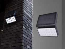 Lutec LED Solar Wandleuchte TUDA 18x19cm Bewegungsmelder, Per App Steuerbar