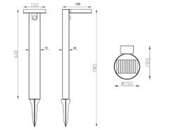 MeineWunschleuchte LED Solar Wegeleuchte 2er Set Außenleuchten Mit Bewegungsmelder In Anthrazit -Bestes Beleuchtungs Geschäft led solar wegeleuchte 2er set aussenleuchten mit b 4
