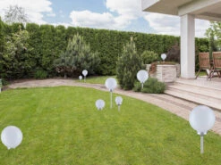 Globo LED Solarkugel Garten - Leuchtkugel Ø 30cm Mit Erdspieß -Bestes Beleuchtungs Geschäft led solarkugel garten leuchtkugel 30cm mit erdspie 5