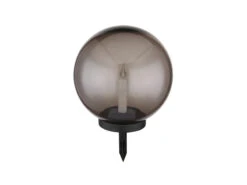 Globo LED Solarkugel Mit Kerze - Leuchtkugel Rauchfarbig Ø 25cm Mit Erdspieß 12 Globo LED Solarkugel Mit Kerze - Leuchtkugel Rauchfarbig Ø 25cm Mit Erdspieß -Bestes Beleuchtungs Geschäft led solarkugel mit kerze leuchtkugel rauchfarbig 2 4