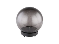 MeineWunschleuchte LED Solarkugeln 2er SET - Kugeln Rauchfarbig Ø 15cm Mit Erdspieß -Bestes Beleuchtungs Geschäft led solarkugeln 2er set kugeln rauchfarbig 15cm mi 4