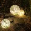 MeineWunschleuchte LED Solarkugeln 3er SET Aus Glas Ø 15cm/19,5cm & 25cm -Bestes Beleuchtungs Geschäft led solarkugeln 3er set aus glas 15cm 195cm 25cm