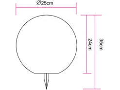 MeineWunschleuchte LED Solarkugeln 3er SET Aus Glas Ø 15cm/19,5cm & 25cm -Bestes Beleuchtungs Geschäft led solarkugeln 3er set aus glas 15cm 195cm 25cm 5