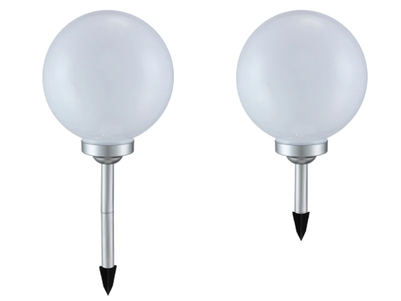 Globo LED Solarkugeln Garten - 3er Set Ø 20cm/25cm/30cm Mit Erdspieß 10 Globo LED Solarkugeln Garten - 3er Set Ø 20cm/25cm/30cm Mit Erdspieß – Bild 8