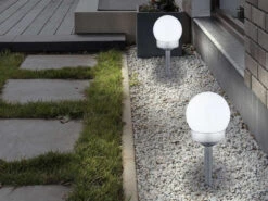 Globo LED Solarkugeln Garten - 6er SET, Leuchtkugel Ø 10cm Mit Erdspieß -Bestes Beleuchtungs Geschäft led solarkugeln garten 6er set leuchtkugel 10cm mi 4