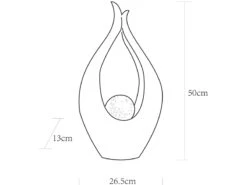 Globo LED Solarleuchte Mit Crackle Glaskugel, Bronzefarben, Höhe 50cm -Bestes Beleuchtungs Geschäft led solarleuchte mit crackle glaskugel bronzefarbe 2