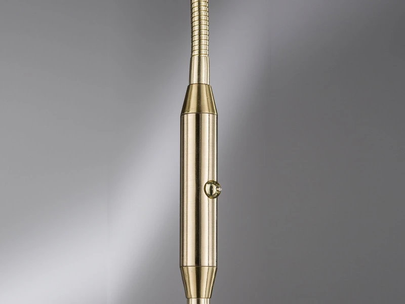 Fischer & Honsel LED Stehlampe Leselampe DENT Messing Mit Dimmer - Höhe 150cm 6 Fischer & Honsel LED Stehlampe Leselampe DENT Messing Mit Dimmer - Höhe 150cm – Bild 4