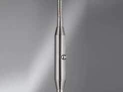 Fischer & Honsel LED Stehlampe Leselampe DENT Silber Mit Dimmer - Höhe 150cm -Bestes Beleuchtungs Geschäft led stehlampe leselampe dent silber mit dimmer hoe 4
