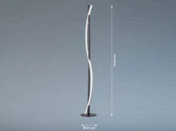 Fischer & Honsel LED Stehleuchte BRIDGE Schwarz / Weiß Dimmbar - Höhe 145cm -Bestes Beleuchtungs Geschäft led stehleuchte bridge schwarz weiss dimmbar hoehe 2