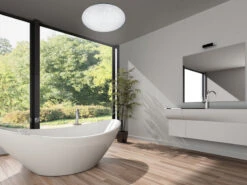 Trio Leuchten LED Sternenhimmel Deckenleuchte 2er Set Weiß Ø 37cm, IP44 - Badlampen -Bestes Beleuchtungs Geschäft led sternenhimmel deckenleuchte 2er set weiss 37cm 4