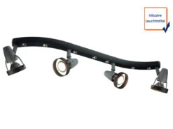 Niermann LED Strahlerleiste 4flammig Spots Schwenkbar, Deckenstrahler FUSSBALL -Bestes Beleuchtungs Geschäft led strahlerleiste 4flammig spots schwenkbar decke 2