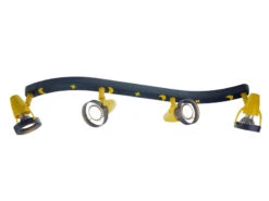 Niermann LED Strahlerleiste 4flammig Spots Schwenkbar, Deckenstrahler MOND UND STERNE