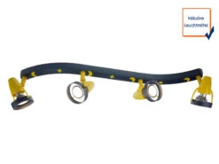 Niermann LED Strahlerleiste 4flammig Spots Schwenkbar, Deckenstrahler MOND UND STERNE -Bestes Beleuchtungs Geschäft led strahlerleiste 4flammig spots schwenkbar decke 8