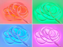 Reality Leuchten LED Streifen NEON Mit Fernbedienung, RGB Farbwechsel & Dimmer - 3 Meter -Bestes Beleuchtungs Geschäft led streifen neon mit fernbedienung rgb farbwechse 3