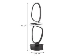 Wofi LED Tischlampe MADISON Mit Fernbedienung Dimmbar & Lichtfarbe, Höhe 50cm -Bestes Beleuchtungs Geschäft led tischlampe madison mit fernbedienung dimmbar l 3