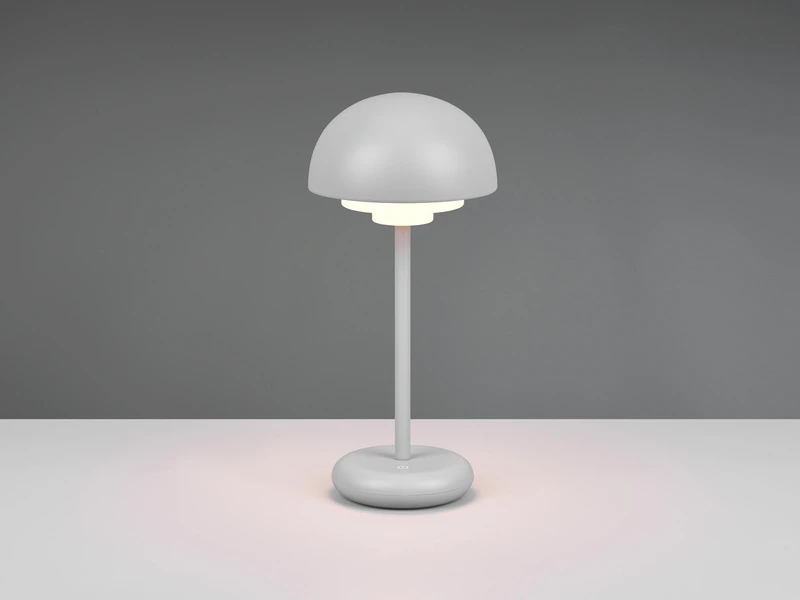 MeineWunschleuchte LED Tischleuchte 2er SET Outdoor Touch Dimmer, USB Aufladbar, Grau Höhe 30cm 6 MeineWunschleuchte LED Tischleuchte 2er SET Outdoor Touch Dimmer, USB Aufladbar, Grau Höhe 30cm – Bild 4