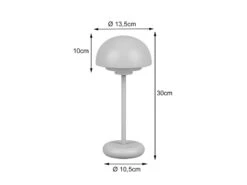 MeineWunschleuchte LED Tischleuchte 2er SET Outdoor Touch Dimmer, USB Aufladbar, Grau Höhe 30cm 16 MeineWunschleuchte LED Tischleuchte 2er SET Outdoor Touch Dimmer, USB Aufladbar, Grau Höhe 30cm -Bestes Beleuchtungs Geschäft led tischleuchte 2er set outdoor touch dimmer usb 1 4
