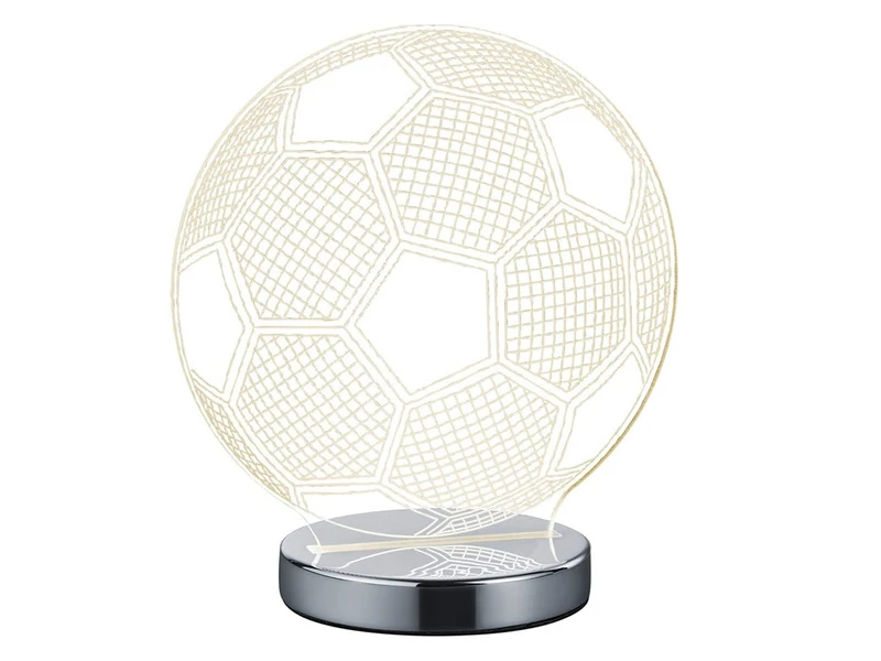 Reality Leuchten LED Tischleuchte BALL 3D Fußball Lichtfarbe Einstellbar Höhe 22cm 4 Reality Leuchten LED Tischleuchte BALL 3D Fußball Lichtfarbe Einstellbar Höhe 22cm – Bild 2
