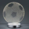 Reality Leuchten LED Tischleuchte BALL 3D Fußball Lichtfarbe Einstellbar Höhe 22cm