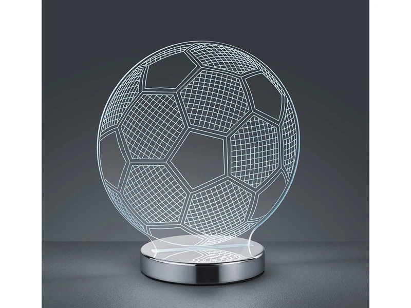 Reality Leuchten LED Tischleuchte BALL 3D Fußball Lichtfarbe Einstellbar Höhe 22cm 5 Reality Leuchten LED Tischleuchte BALL 3D Fußball Lichtfarbe Einstellbar Höhe 22cm – Bild 3