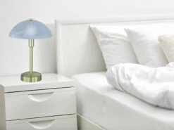 Trio Leuchten LED Tischleuchte DONNA - Messing, Alabaster Schirm - Dimmbar - 30cm -Bestes Beleuchtungs Geschäft led tischleuchte donna messing alabaster schirm di 5