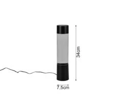 Reality Leuchten LED Tischleuchte GLITTER Mit RGB Farbwechsel, Schwarz 34cm Hoch -Bestes Beleuchtungs Geschäft led tischleuchte glitter mit rgb farbwechsel schwa 2