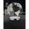 Reality Leuchten LED Tischleuchte GLOBE 3D Optik Chrom Lichtfarbe Einstellbar, Höhe 20cm -Bestes Beleuchtungs Geschäft led tischleuchte globe 3d optik chrom lichtfarbe e