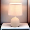MeineWunschleuchte LED Tischleuchte Keramikfuß & Stoffschirm Beige, Ø16cm Höhe 26cm 1 MeineWunschleuchte LED Tischleuchte Keramikfuß & Stoffschirm Beige, Ø16cm Höhe 26cm -Bestes Beleuchtungs Geschäft led tischleuchte keramikfuss stoffschirm beige 16c