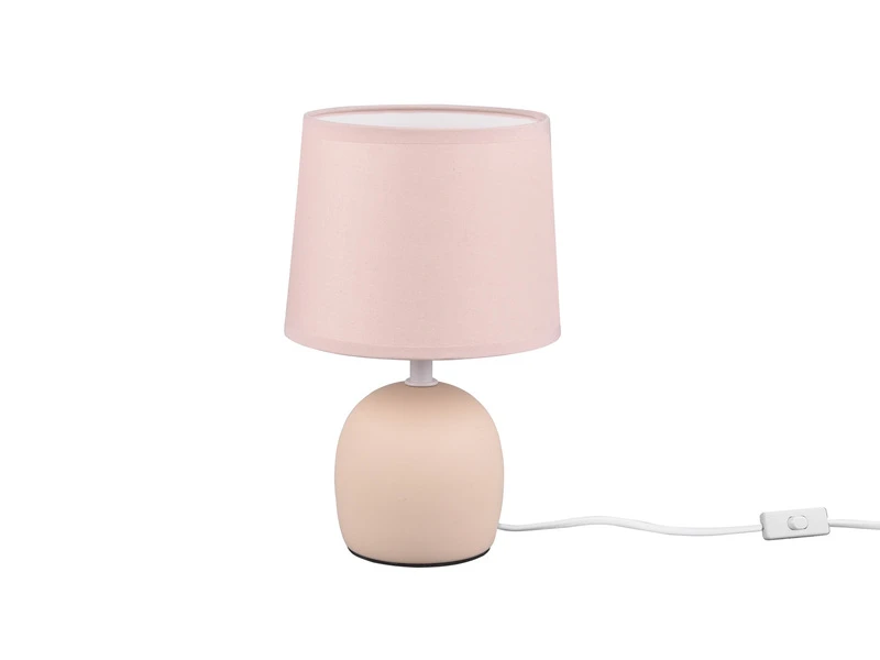 MeineWunschleuchte LED Tischleuchte Keramikfuß & Stoffschirm Beige, Ø16cm Höhe 26cm 7 MeineWunschleuchte LED Tischleuchte Keramikfuß & Stoffschirm Beige, Ø16cm Höhe 26cm – Bild 5