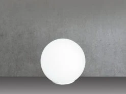 MeineWunschleuchte LED Tischleuchte Kleine Kugel - Glaskugel Weiß Satiniert Ø 20cm -Bestes Beleuchtungs Geschäft led tischleuchte kleine kugel glaskugel weiss sati 2