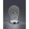 Reality Leuchten LED Tischleuchte SKULL 3D Totenkopf Lichtfarbe Einstellbar Höhe 21cm -Bestes Beleuchtungs Geschäft led tischleuchte skull 3d totenkopf lichtfarbe ein