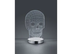 Reality Leuchten LED Tischleuchte SKULL 3D Totenkopf Lichtfarbe Einstellbar Höhe 21cm -Bestes Beleuchtungs Geschäft led tischleuchte skull 3d totenkopf lichtfarbe ein 2