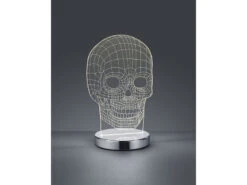 Reality Leuchten LED Tischleuchte SKULL 3D Totenkopf Lichtfarbe Einstellbar Höhe 21cm -Bestes Beleuchtungs Geschäft led tischleuchte skull 3d totenkopf lichtfarbe ein 3