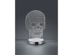 Reality Leuchten LED Tischleuchte SKULL 3D Totenkopf Lichtfarbe Einstellbar Höhe 21cm -Bestes Beleuchtungs Geschäft led tischleuchte skull 3d totenkopf lichtfarbe ein 4