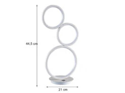 Wofi LED Tischleuchte VIKA Mit Touch-Dimmer Weiß, Höhe 44,5cm -Bestes Beleuchtungs Geschäft led tischleuchte vika mit touch dimmer weiss hoehe 3