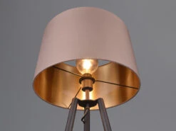 MeineWunschleuchte LED Tripod Stehleuchte Mit Stoffschirm In Taupe/Gold & Ablagetisch, H 152cm 17 MeineWunschleuchte LED Tripod Stehleuchte Mit Stoffschirm In Taupe/Gold & Ablagetisch, H 152cm -Bestes Beleuchtungs Geschäft led tripod stehleuchte mit stoffschirm in taupe go 5