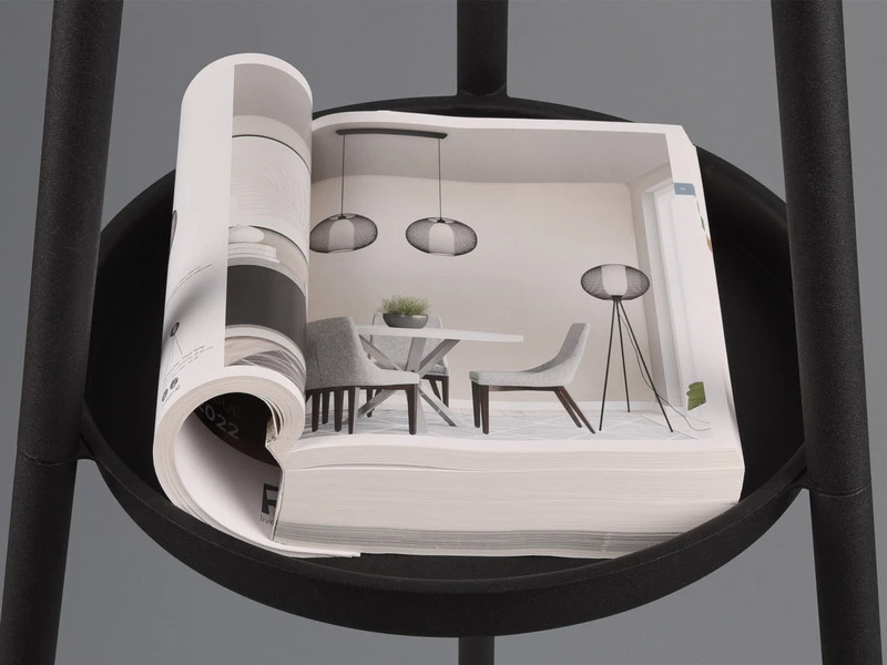 MeineWunschleuchte LED Tripod Stehleuchte Mit Stoffschirm In Taupe/Gold & Ablagetisch, H 152cm 10 MeineWunschleuchte LED Tripod Stehleuchte Mit Stoffschirm In Taupe/Gold & Ablagetisch, H 152cm – Bild 8