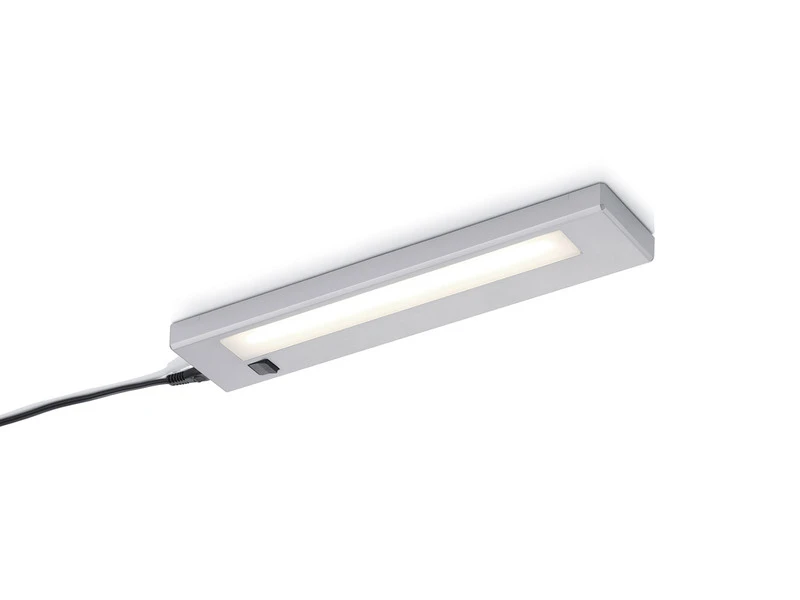 Trio Leuchten LED Unterbauleuchte ALINO Grau Flach Mit Schalter & 230V Direktanschluss, 34cm 4 Trio Leuchten LED Unterbauleuchte ALINO Grau Flach Mit Schalter & 230V Direktanschluss, 34cm – Bild 2