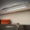 Trio Leuchten LED Unterbauleuchte ALINO Grau Flach Mit Schalter & 230V Direktanschluss, 55cm -Bestes Beleuchtungs Geschäft led unterbauleuchte alino grau flach mit schalter 1 7