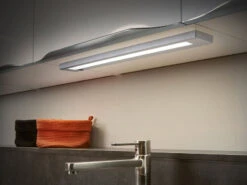 Trio Leuchten LED Unterbauleuchte ALINO Grau Flach Mit Schalter & 230V Direktanschluss, 55cm