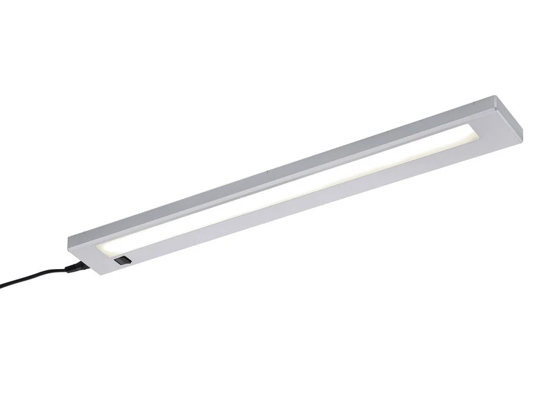 Trio Leuchten LED Unterbauleuchte ALINO Grau Flach Mit Schalter & 230V Direktanschluss, 55cm 4 Trio Leuchten LED Unterbauleuchte ALINO Grau Flach Mit Schalter & 230V Direktanschluss, 55cm – Bild 2