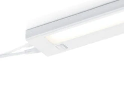 Trio Leuchten LED Unterbauleuchte ALINO Weiß Flach Mit Schalter & 230V Direktanschluss, 34cm -Bestes Beleuchtungs Geschäft led unterbauleuchte alino weiss flach mit schalter 9