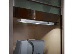 Trio Leuchten LED Unterbauleuchte ARAGON Silber Flach Mit Schalter, 230V Direktanschluss, 40cm -Bestes Beleuchtungs Geschäft led unterbauleuchte aragon silber flach mit schalt 5