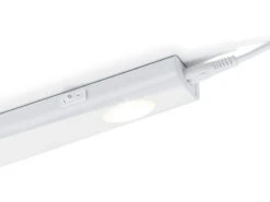 Trio Leuchten LED Unterbauleuchte ARAGON Weiß Flach Mit Schalter & 230V Direktanschluss, 40cm -Bestes Beleuchtungs Geschäft led unterbauleuchte aragon weiss flach mit schalte 10