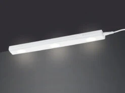 Trio Leuchten LED Unterbauleuchte ARAGON Weiß Flach Mit Schalter & 230V Direktanschluss, 40cm -Bestes Beleuchtungs Geschäft led unterbauleuchte aragon weiss flach mit schalte 8