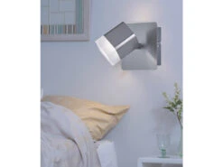 MeineWunschleuchte LED Wand- & Deckenstrahler 2er SET 1 Flammig Schwenkbar Silber Matt 10x10xcm 13 MeineWunschleuchte LED Wand- & Deckenstrahler 2er SET 1 Flammig Schwenkbar Silber Matt 10x10xcm -Bestes Beleuchtungs Geschäft led wand deckenstrahler 2er set 1 flammig schwenkb 4