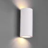 Trio Leuchten LED Wandlampe Spot Gipsleuchte Weiß Up And Down, Bemalbar