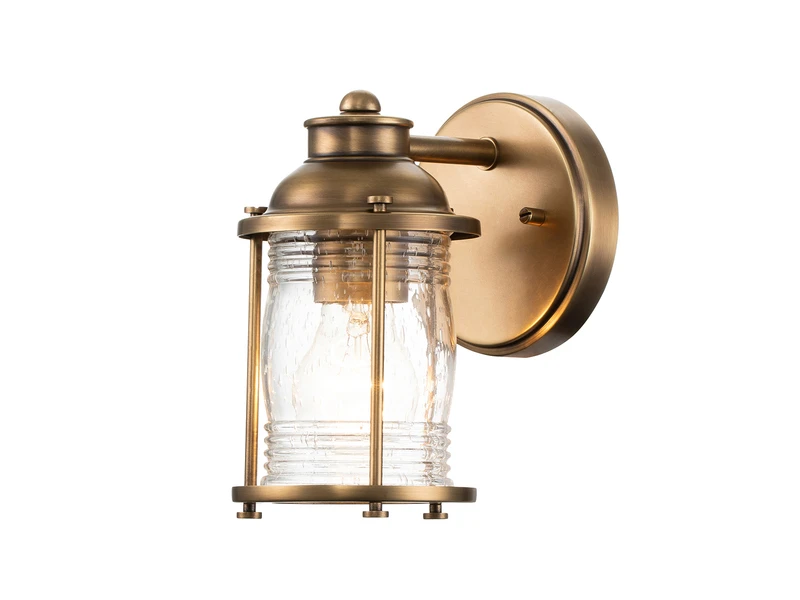 MeineWunschleuchte LED Wandlaterne In Messing Für Badezimmer & Wohnraum, Höhe 21cm 4 MeineWunschleuchte LED Wandlaterne In Messing Für Badezimmer & Wohnraum, Höhe 21cm – Bild 2